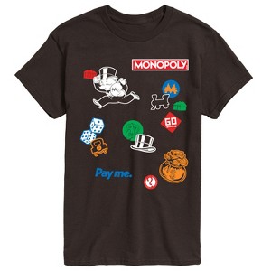 Men's - Monopoly - Collage Short Sleeve Graphic T-Shirt - 1 of 3