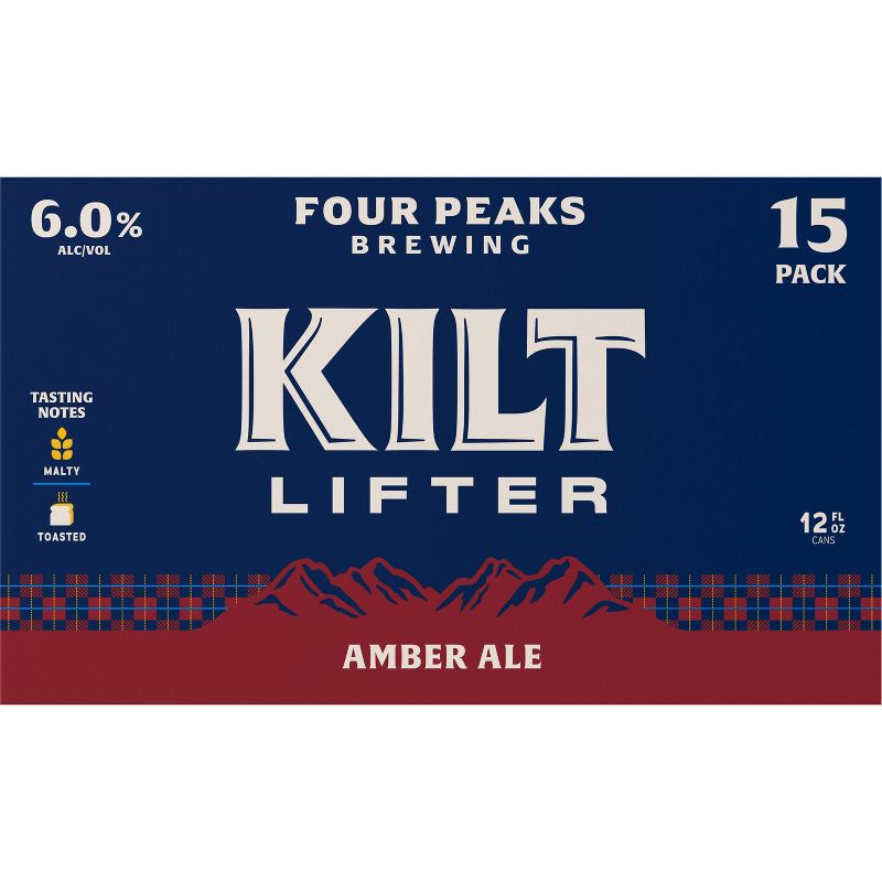 Four Peaks Kilt Lifter Scottish-Style Ale Beer - 15pk/12 fl oz Cans, 5 of 11