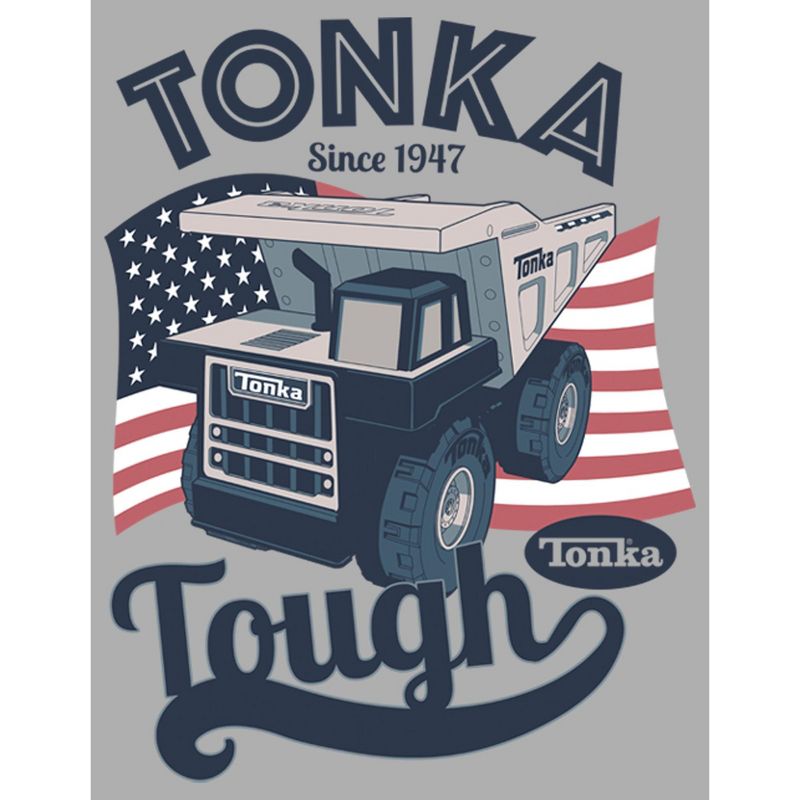 Boy's Tonka Tough America Flag Dump Truck T-Shirt, 2 of 6