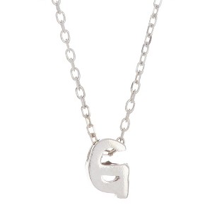Adornia Mini Initial Pendant Necklace - 1 of 2