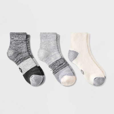 Women's Heavyweight Colorblock 3pk Boot Ankle Socks - All In Motion™ 4-10