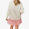 Women's Pastel Tweed Cardigan - Brianna Cannon L - 2 of 4