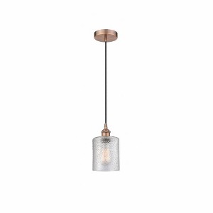 Cobbleskill - 1 Light Mini Pendant In Industrial Style-9.75 Inches Tall and 5 Inches Wide - 1 of 1