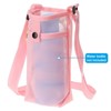 Unique Bargains Mesh Portable Adjustable Strap Water Bottle Bag for Sports 2 Pcs - 3 of 4