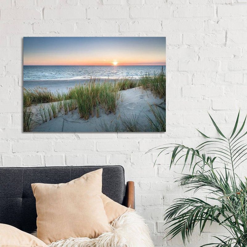 Sunset on The Dune Beach by Jan Becke Unframed Wall Canvas - iCanvas, 3 of 4