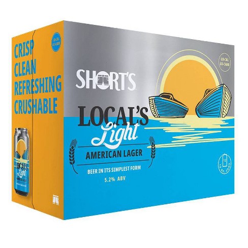 Short's Local's Light American Lager Beer - 12pk/12 Fl Oz Cans : Target