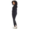 Women's Two Piece Fleece Tracksuit Set - White Mark - 3 of 4