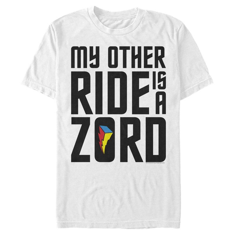 Men's Power Rangers Other Ride is a Zord T-Shirt, 1 of 5