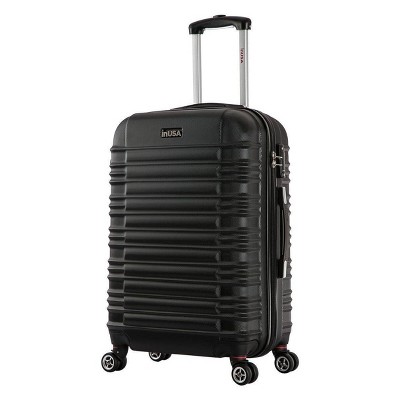 black spinner luggage