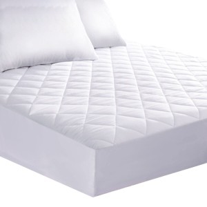 Aoibox Quilted Fitted King Mattress Pad Cover Waterproof Protector Deep Pocket Up to 21 Inch Breathable Soft Filling - 1 of 4