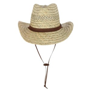 Broner Men's Ventilated Western Straw Hat with Chin Cord - 1 of 4