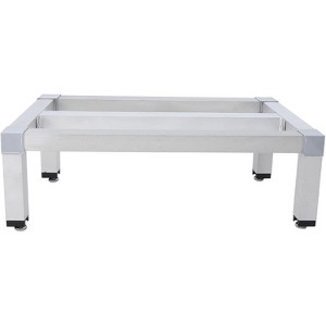 36 x 20 in. Silver Aluminum Dunnage Rack with Adjustable Feet, Food Floor Rack, Storage Shelves Kitchen, Garage, Vehicle, Supermarket, Grocery Store - 1 of 4