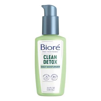Biore Clean Detox Face Moisturizer - 3.4 fl oz
