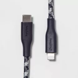 heyday™ 10' Lightning to USB-C Braided Cable - Dusk Blue
