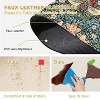 Aoibox Strawberry Thief Placemats Set of 4, Faux Leather Heat Resistant, Non-Slip Waterproof Washable for Dining Table, Indoor Outdoor Kitchen Decor - 4 of 4