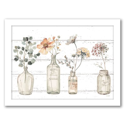 Americanflat A Country Weekend Viii V2 Fall Flower by Lisa Audit White Framed Print 11x14