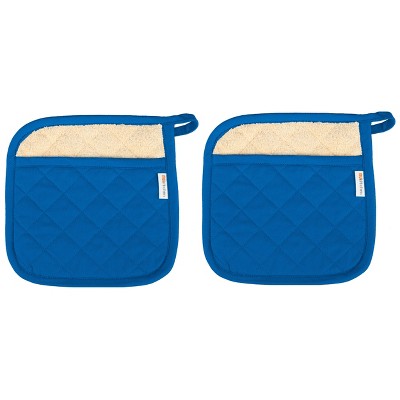 Kitchenaid 2pk Cotton Asteroid Mini Oven Mitts Tan : Target