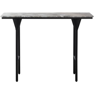 Frederick Marble Console Table - CNS3707A - Brown Grey/Black - Safavieh - 1 of 4