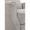 Fabric Swivel Gliding Recliner with Easy Assembly and Transitional Design - 4 of 4