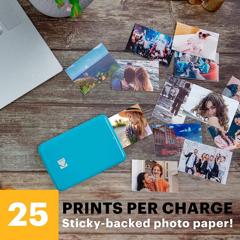 KODAK Step Instant Photo Printer  2x3” Sticky-Back Photos With Bluetooth/NFC, ZINK Technology & KODAK App for iOS & Android Prints, 2 of 5