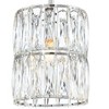 Possini Euro Design Chrome Mini Pendant 7 3/4" Wide Modern Clear Crystal Shade for Dining Room Living House Home Foyer Kitchen Island High Ceilings - 3 of 4