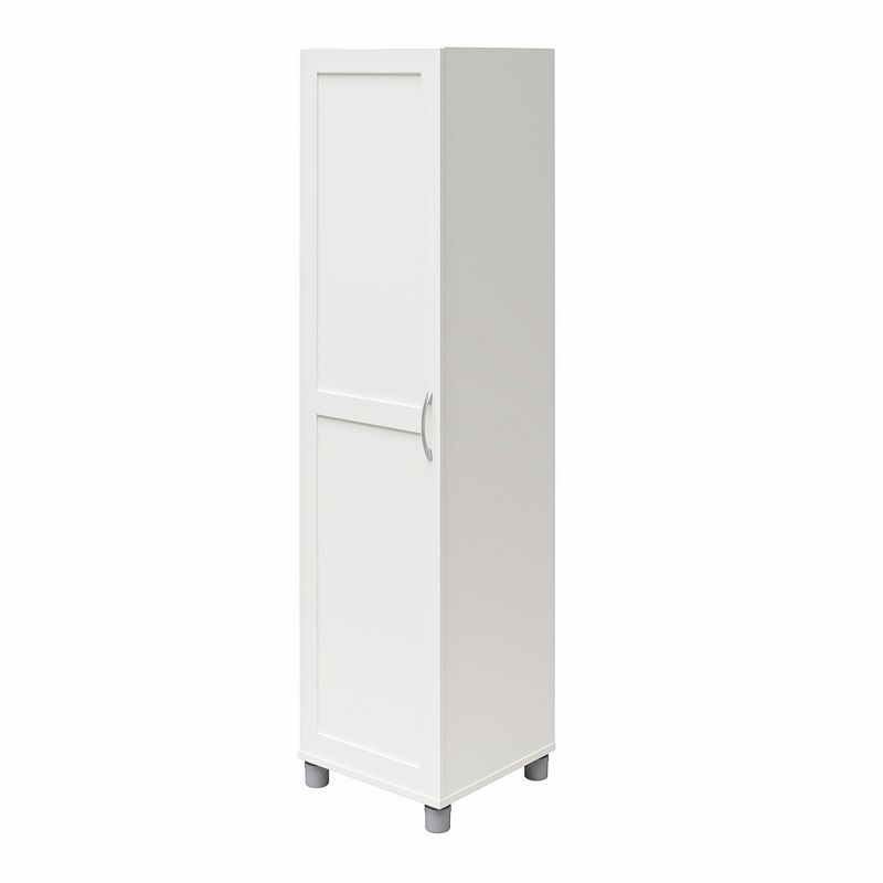 RealRooms Basin Framed 60" Tall Storage Cabinet with 4 Shelves and Adjustable Feet, 4 of 5