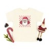 The Juniper Shop Checkered Santa Toddler Short Sleeve Tee - 2 of 3