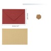 Unique Bargains Invitation Envelopes for Greeting Cards Wedding Birthday Christma 5 Pcs - 2 of 4