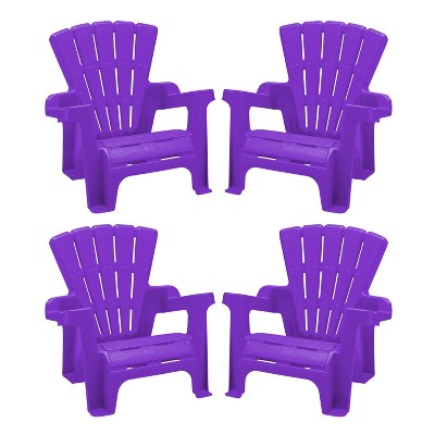 American Plastic Toys Inc. 4pk Adirondack Chair Seating Sets - Purple