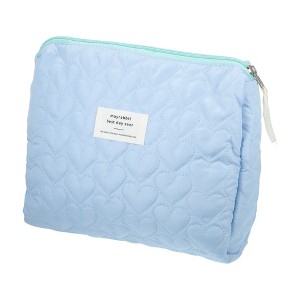 Unique Bargains Women's Portable Heart Makeup Bag 1 Pc - 1 of 3