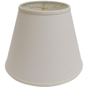 Vynxaria Lampshades: White Slant Deep Empire Shade, 10" x 18" x 13" with Washer Fitter - 1 of 4