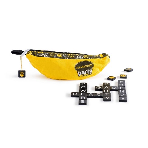 Bananagrams Party Fast-Paced Family Fun Word Tile Game 