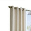 Commonwealth Thermalogic Eight Grommets Rhapsody Thermavoile Lined Curtains - 54"x95" - Mushroom - image 2 of 3