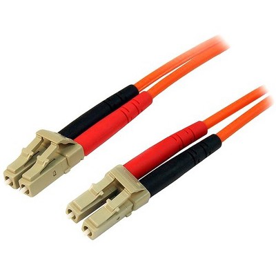 StarTech.com 10m Fiber Optic Cable - Multimode Duplex 50/125 - LSZH - LC/LC - OM2 - LC to LC Fiber Patch Cable - LC Male - LC Male - 32.81ft - Orange