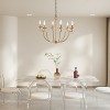 BAOURE 6-Light 25-in Traditional Candelabra Styled Gold Chandelier - 4 of 4
