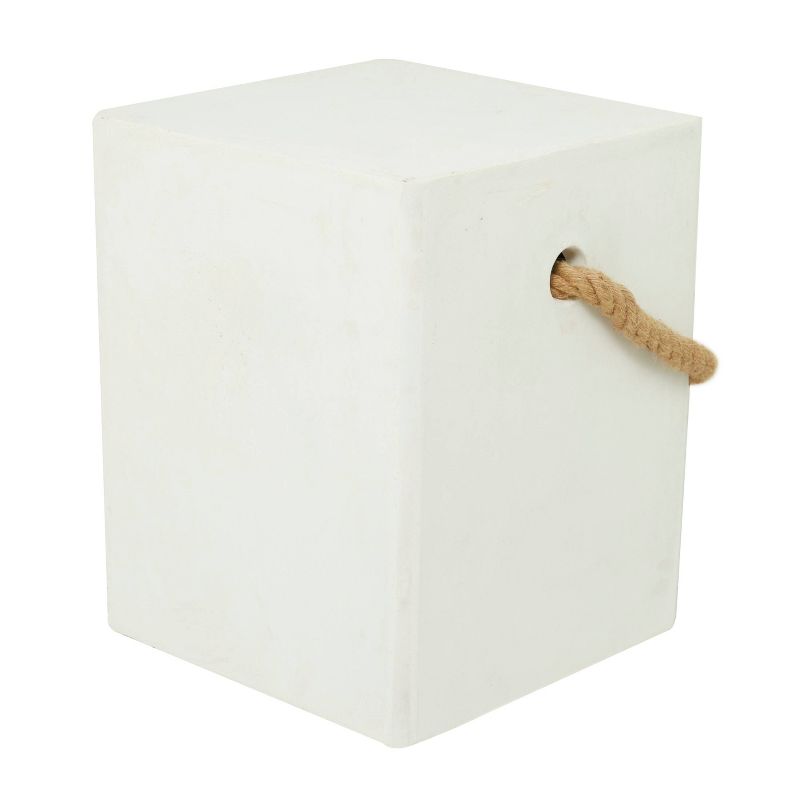 Contemporary Outdoor Accent Table - White - Olivia &#38; May, 3 of 7