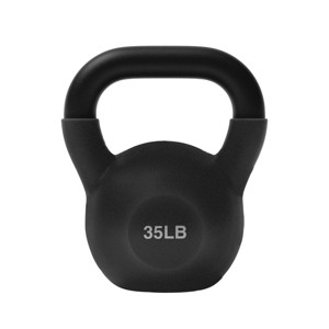 WECARE Fitness Kettlebell 35lbs - Black - 1 of 4