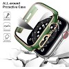 Worryfree Gadgets Bumper Case with Screen Protector for Apple Watch 38mm, White/Silver - 3 of 4