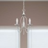 Livex Lighting Alessia 3 - Light Chandelier in  Brushed Nickel - 3 of 4