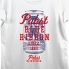Pabst Blue Ribbon Beer Can Crew Neck Short Sleeve Women's White T-shirt - 2 of 2
