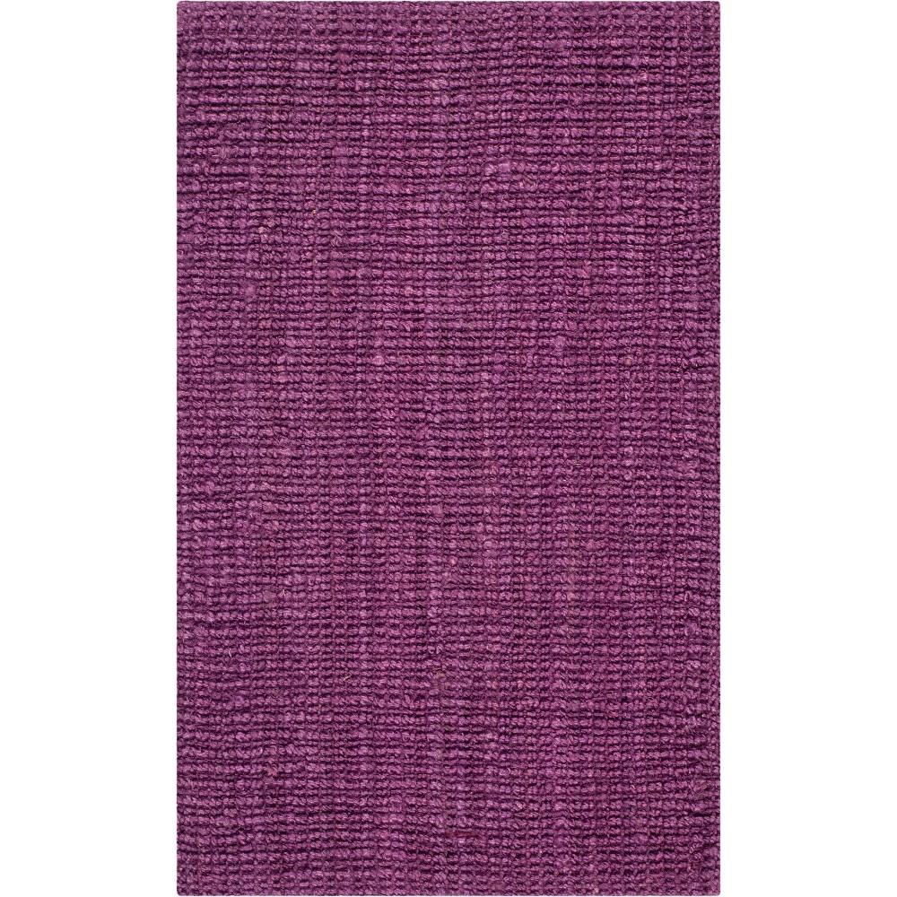 2'x3' Solid Woven Accent Rug Purple - Safavieh