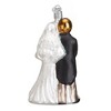 Old World Christmas Blown Glass Ornament for Christmas Tree, Bride and Groom - 3 of 4