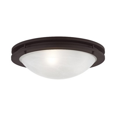 Livex Lighting Ariel 3 - Light Flush Mount in  Bronze