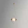 ET2 Lighting Unity 1 - Light Pendant in  Black/Natural Aged Brass - 2 of 3