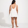 Lands' End Women's Cotton Gauze Metallic Tiered Mini Cover-up Dress - 2 of 4