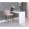 Meridian Furniture,Lily Velvet Stool, Set of 2 - 2 of 4