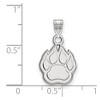Black Bow Jewelry Sterling Silver Northern Illinois Huskies NCAA Small Pendant - 2 of 3