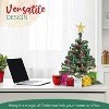 4E's Novelty Mini Christmas Tree with Lights - 23" Pre-Lit Tabletop Christmas Tree with Star Topper, Colorful Ornaments, Gift Boxes Desk Decor - 2 of 4
