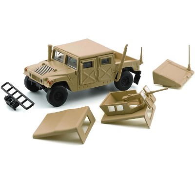 HUMVEE 4-CT Military Vehicle Desert Tan with Alternative Tops 1/64 Diecast Model Car by BM Creations