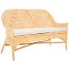 Chorus Woven Sofa Bench - SEA7041 - Natural/White - Safavieh - 4 of 4
